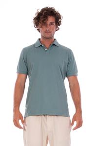 RAVENS VIEW IBIZA Herren vegan Polo-T-Shirt Chinois Grün