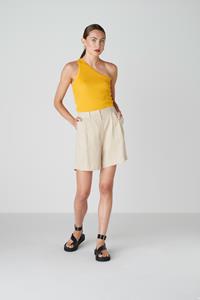 Floria Collective Damen vegan Shorts Bièl Beige