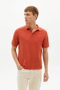 Thinking mu Herren vegan Polo Sonne Rot