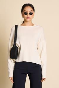 JAN N JUNE JAN 'N JUNE Damen vegan Leichter Strickpullover Williamsburg Offwhite