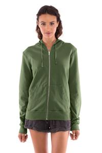 RAVENS VIEW IBIZA Damen vegan Hoodie Zip Vedra Waldgrün