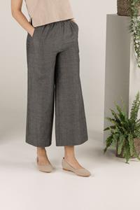 TAWAST Damen vegan Culottes Forest Whispers Holzkohle
