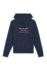 Oat Milk Club Damen vegan Unisex Hoodie Snacks - Navy