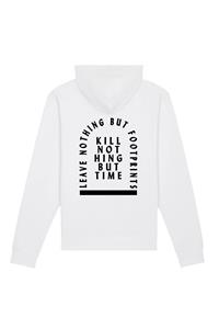 Oat Milk Club Damen vegan Hoodie Kill Nothing But Time Weiß