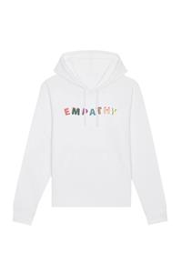 Oat Milk Club Damen vegan Hoodie Empathie Weiß