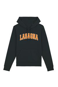 Oat Milk Club Damen vegan Hoodie Lasagne Schwarz