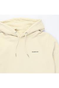 Cariki Damen vegan Kapuzenpullover Sonnenuntergang Offwhite