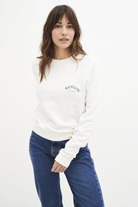 Kuyichi Damen vegan Pullover Rubinrot Ungefärbt