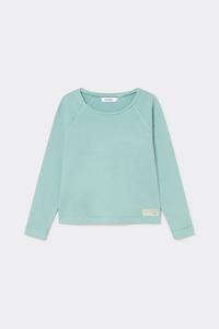 Infinitdenim Damen vegan Sweatshirt Bio-Baumwolle Blau