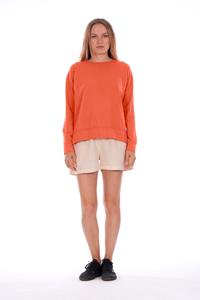 RAVENS VIEW IBIZA Damen vegan Sweatshirt Mia Terracotta Orange