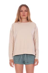 RAVENS VIEW IBIZA Damen vegan Sweatshirt Mia Sand Beige