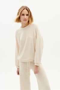 Thinking MU Damen vegan Sweatshirt Fontana Ecru