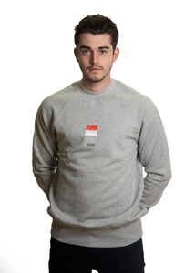 ADUH Damen vegan Sweatshirt Aduh 3d Grau
