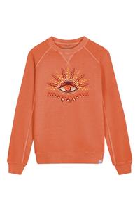 KOMODO Damen vegan Pullover 's Eye Orange