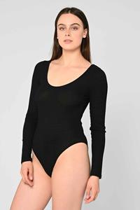 LOVJOI Damen vegan Body Salmona Schwarz