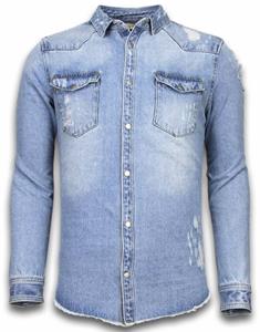 Enos Spijkerjasje denim shirt