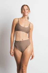 OCEANCHILD Damen vegan Bikinioberteil Iris Schleife Kokosnuss