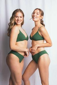 OCEANCHILD Damen vegan Bikinioberteil Jamila Palm Green