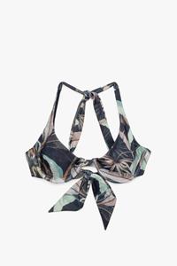LOVJOI Damen vegan Bikinioberteil Fortunei Botanischer Garten Dunkel