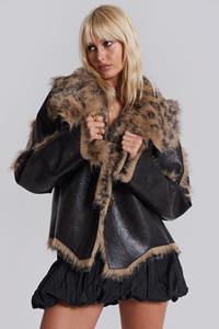 Jaded London Seone Faux Fur Jacket