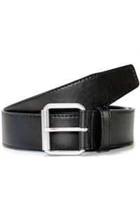 Will's Vegan Store Herren vegan Gürtel 4 Cm Jeans Schwarz