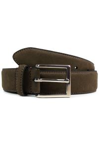 Will's Vegan Store Herren vegan Gürtel Continental 3,5 Cm Dunkelbraun