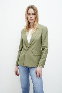 Kuyichi Damen vegan Blazer Scarlett Armeegrün