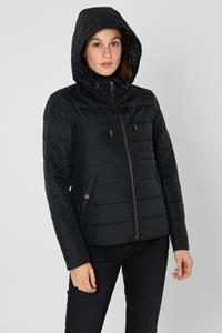 ThokkThokk Damen vegan Jacke Klassisch Schwarz
