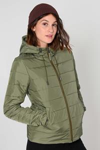 THOKKTHOKK Damen vegan Jacke Classic Deep Lichen Green