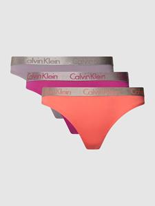 Calvin Klein Underwear String met elastische band met logo, model 'CAROUSEL'