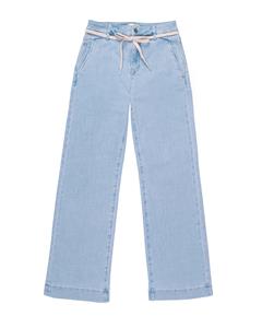 Dawn Damen vegan Dew Flared Soft Denim French Pocket Hellblau