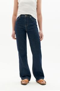 Thinking MU Damen vegan Jeans Dark Clean Denim Theresa