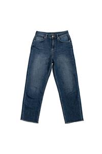 Lovjoi Damen vegan Straight Jeans Medlar Middark