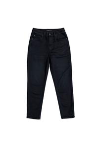 Lovjoi Damen vegan Mom Jeans Carpine Used Schwarz