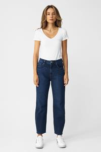 Dawn Damen vegan Jeans O-Shape Stardust Dunkelblau