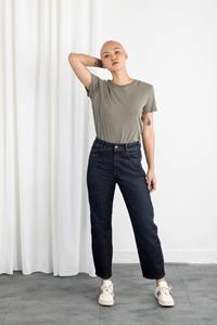 Dawn Damen vegan Jeans Classic Stardust O-Shape Soft Denim Dark Indigo Blue