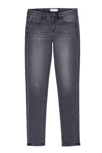 DAWN Damen vegan Skinny Jeans Mid Sun Mittelgrau