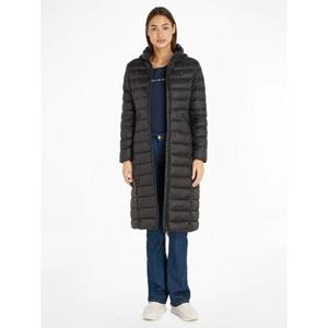 Tommy Hilfiger Steppmantel MW PADDED GLOBAL STRIPE MAXI mit Tommy Hilfiger Stickerei