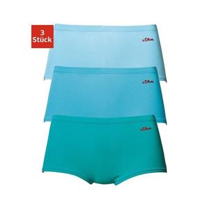 s.Oliver RED LABEL Beachwear Hipster elastische katoenkwaliteit (3 stuks)