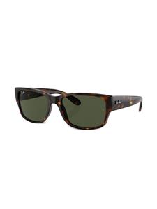 Ray-Ban Zonnebril met schildpadschild design - Groen