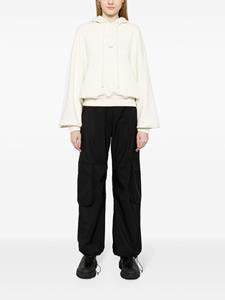 Off-White Hoodie verfraaid met kristallen - Wit