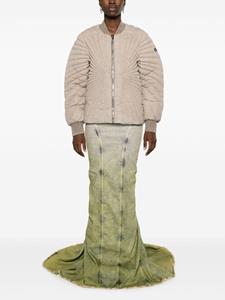 moncler+rickowens Moncler + Rick Owens Denim maxi-rok met kleurverloop - Groen