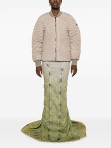 Moncler + Rick Owens Denim maxi-rok met kleurverloop - Groen