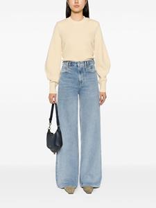 isabelmarant ISABEL MARANT Lemony high waist jeans met wijde pijpen - Blauw