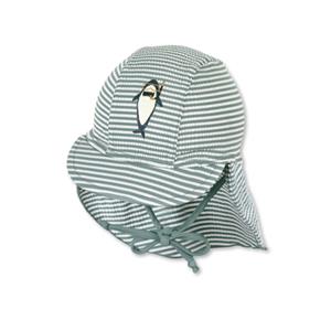 Sterntaler - Kid's Schirmmütze Nackenschutz Hai - Pet, grijs