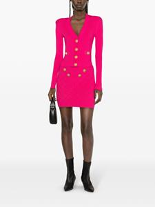 Balmain Fijngebreide midi-rok - Roze