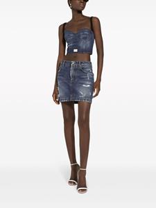 Dolce & Gabbana Denim rok - Blauw