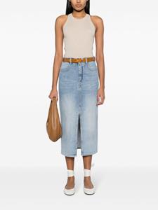 ISABEL MARANT Julicia denim midi-rok - Blauw