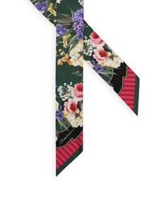 dolce&gabbana Dolce & Gabbana Sjaal met bloemenprint - Groen