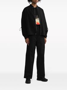 OAMC elasticated-waist straight-leg trousers - Zwart